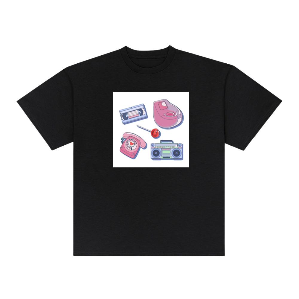 Retro 90s with Beanbag and Phone TShirts Kulottee