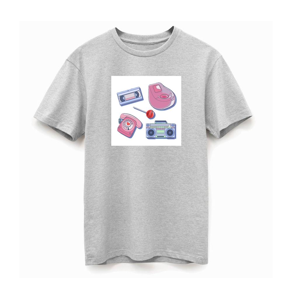 Retro 90s with Beanbag and Phone TShirts Pagetees
