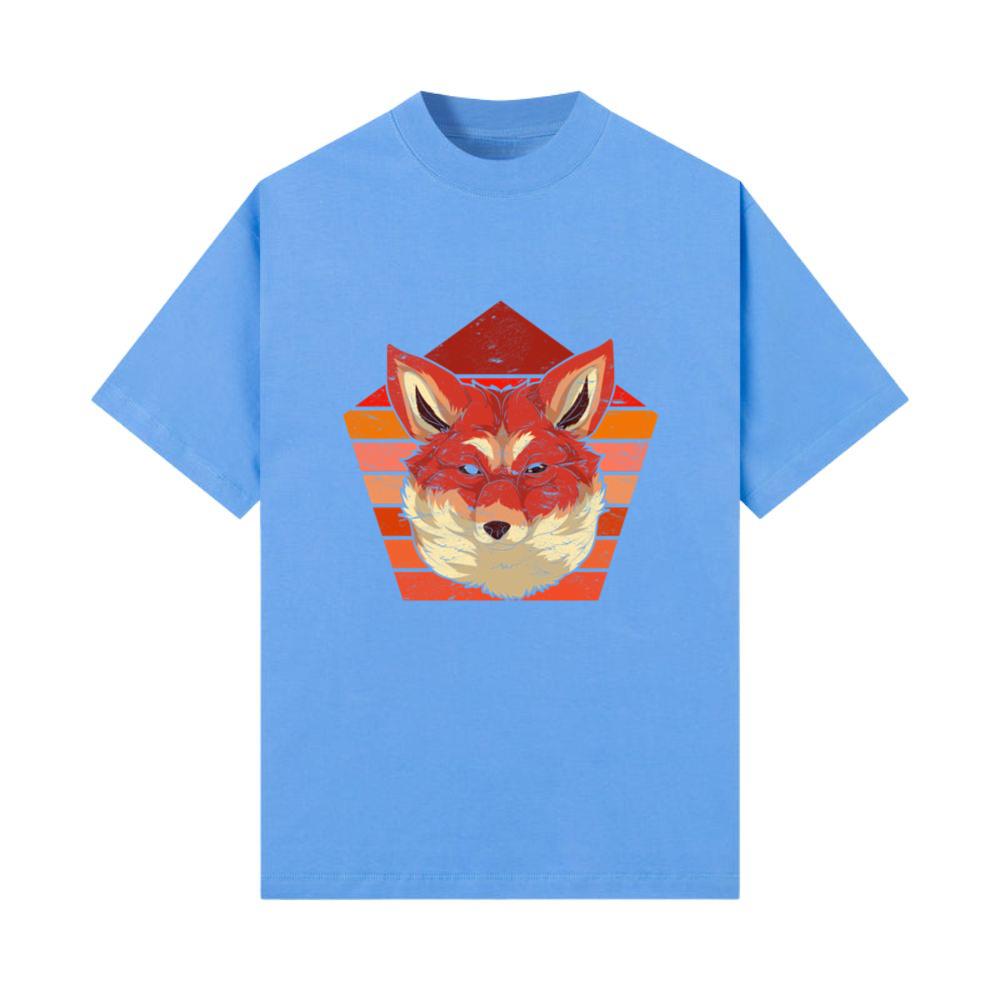 Retro animal lover forest animal gift fox T-Shirt