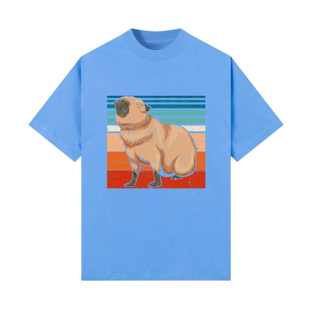 Retro animal lover gift rodent capybara T-Shirt