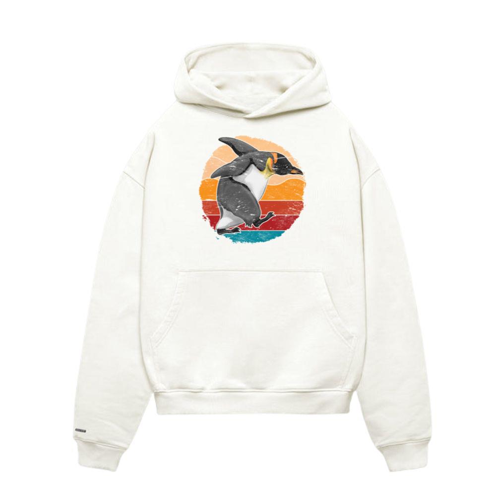 Retro Antarctica animal zoo animal lover penguin Hoodies