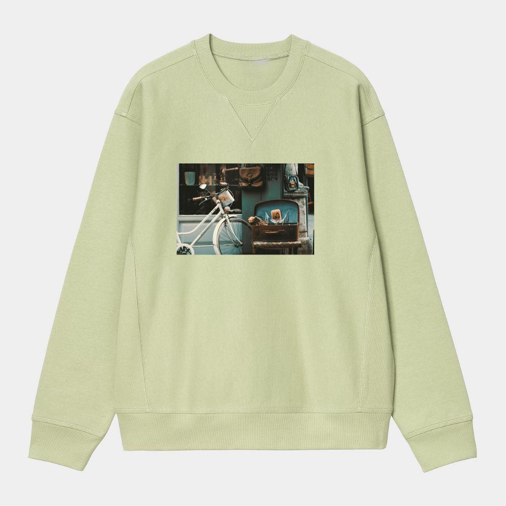 Retro Bicycle and Memories Sweatshirt