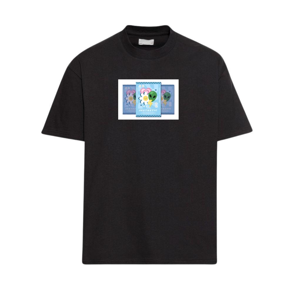 Retro-Futuristic Alien Bloom T-Shirts