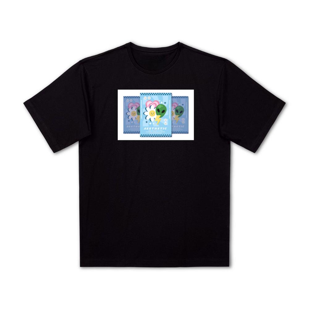 Retro-Futuristic Alien Bloom T-Shirts