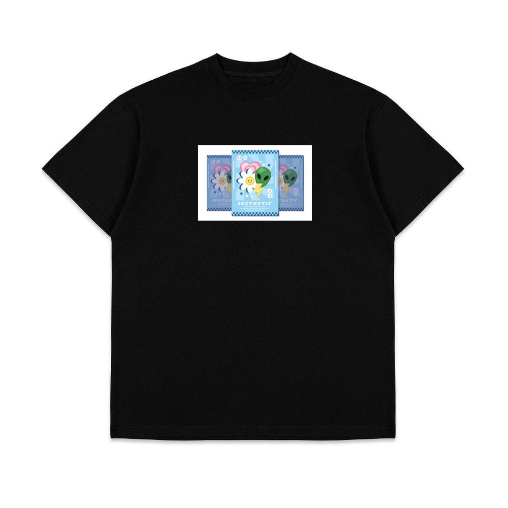 Retro-Futuristic Alien Bloom T-Shirts