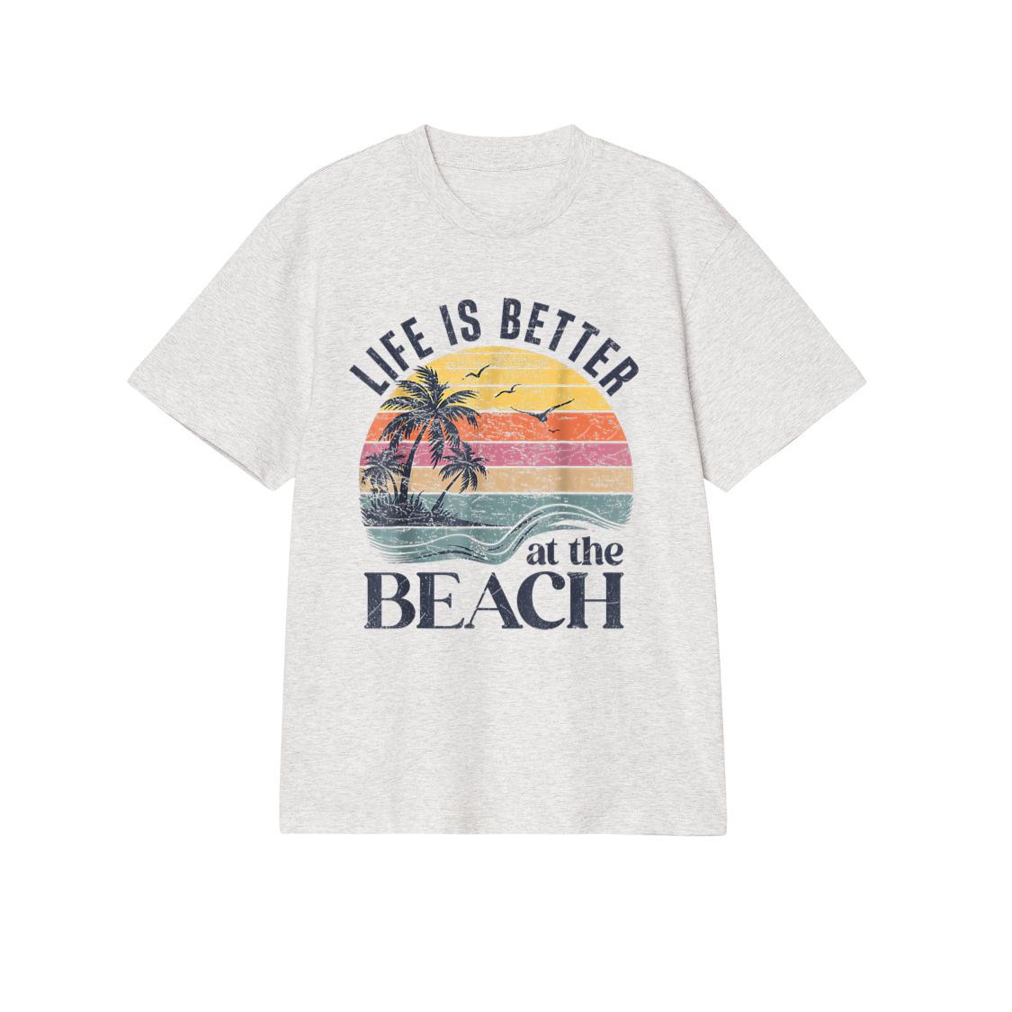 Retro Life Is Better At The Beach Vintage Summer Beach T-Shirt