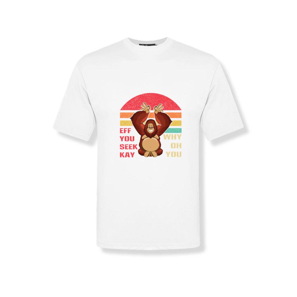 Retro Namaste Animal Meditation Cute Monkey Yoga T-Shirts