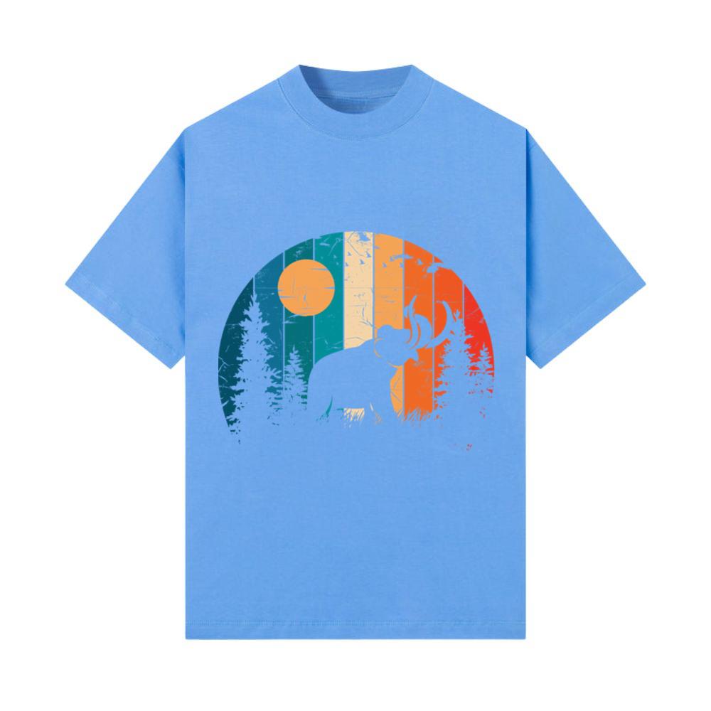 Retro Prehistoric Animal Mammoth T-Shirt