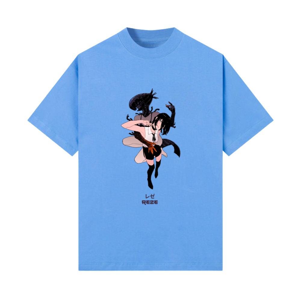 Reze Bomd Devil Waifu Anime Man Lovers Chainsaw T-Shirt