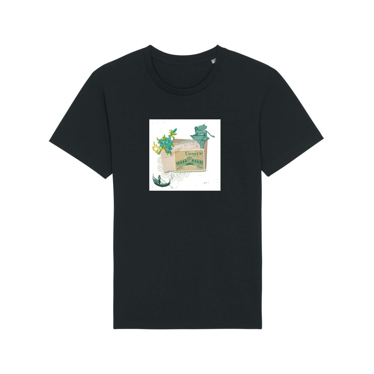 Rialto Bridge, Lion, and Gondola Collage T-Shirts