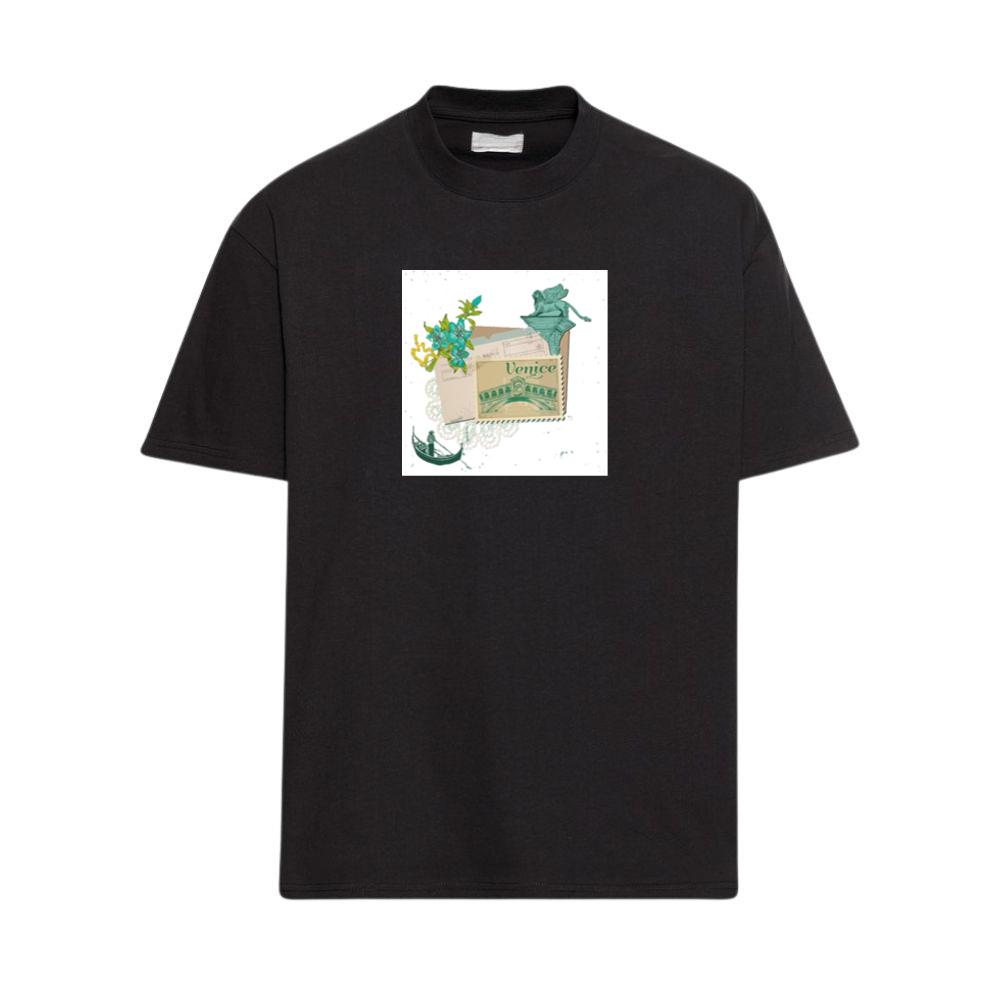 Rialto Bridge, Lion, and Gondola Collage T-Shirts