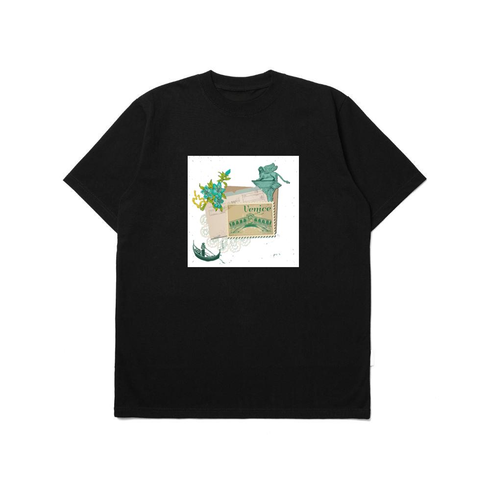 Rialto Bridge, Lion, and Gondola Collage T-Shirts