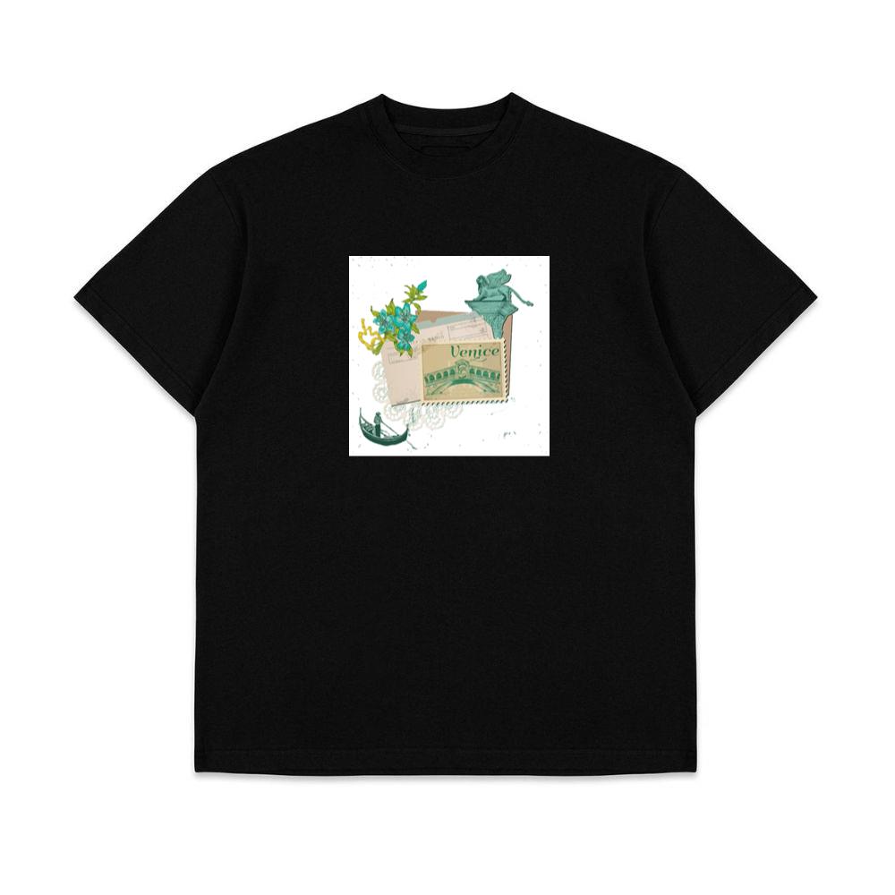 Rialto Bridge, Lion, and Gondola Collage T-Shirts