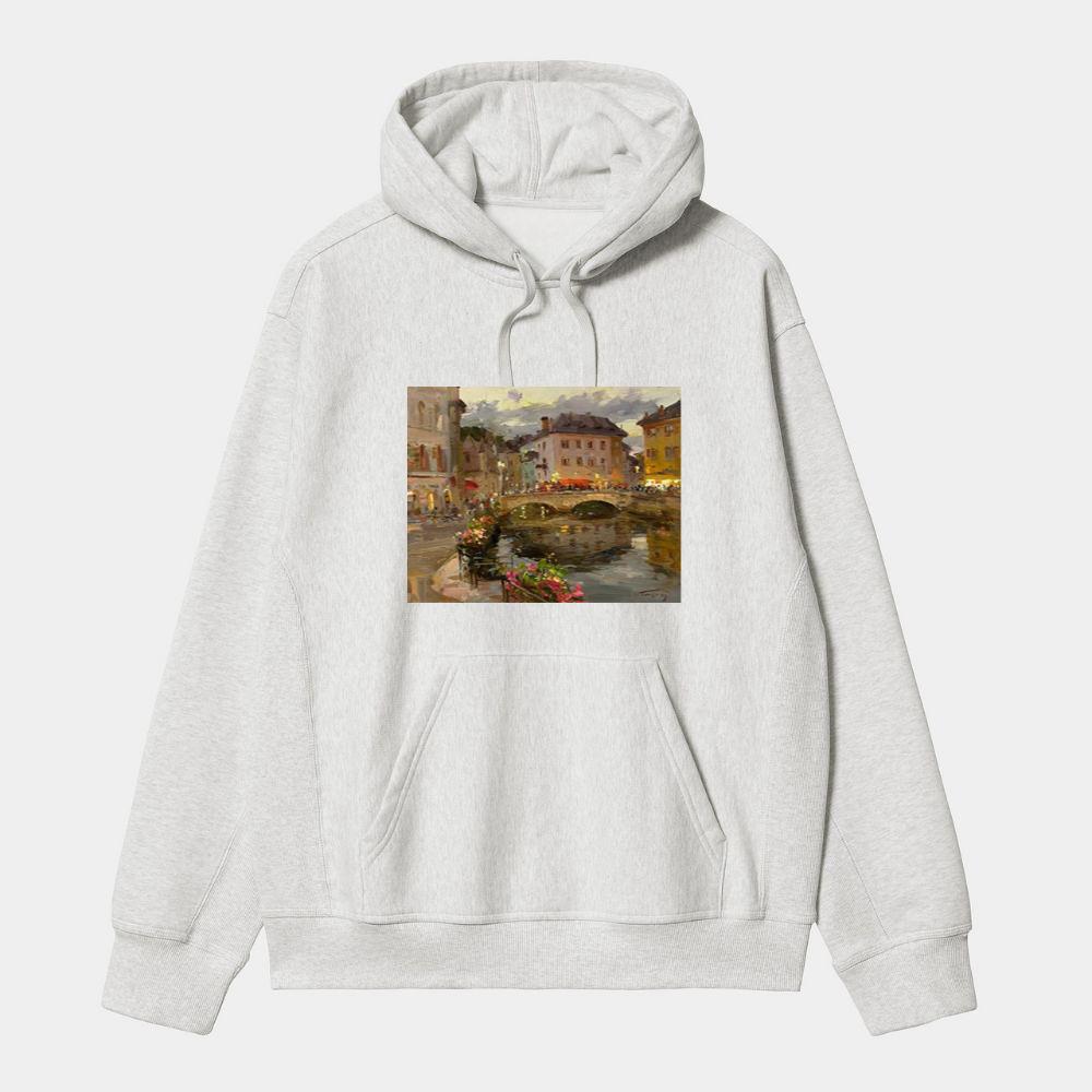 Riverside Village Lights Hoodie