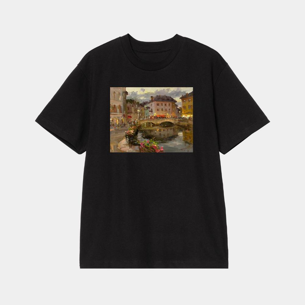 Riverside Village Lights T-Shirt
