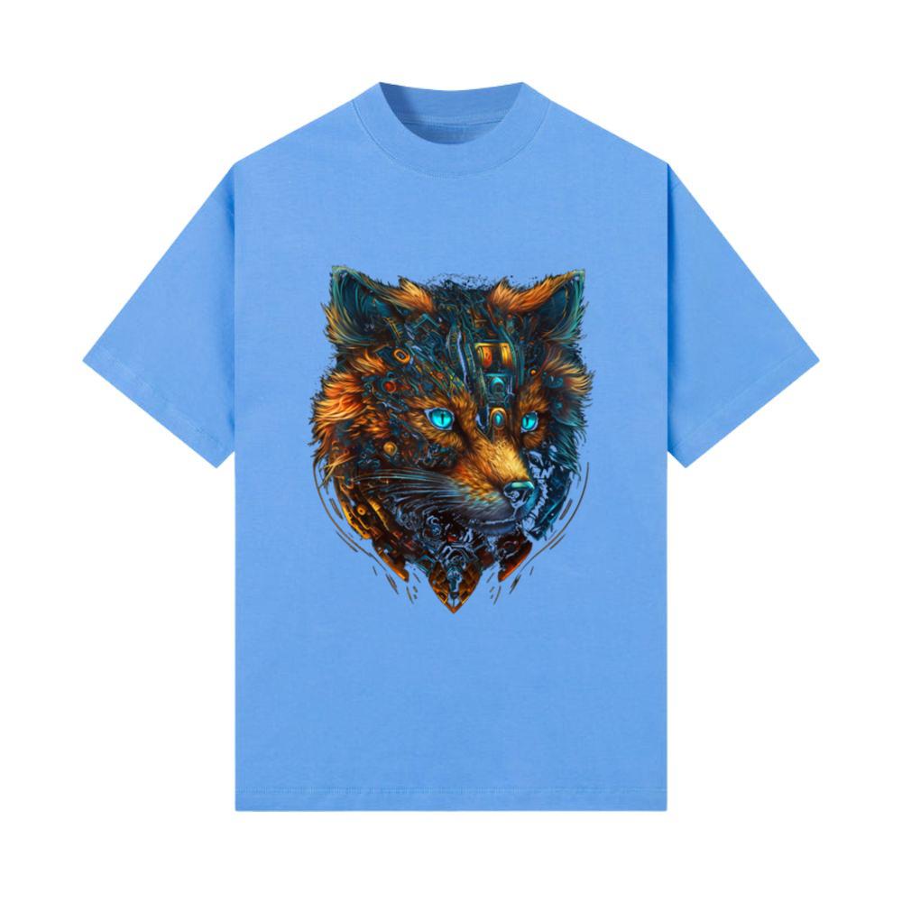 Robot Blue Animal Fantasy T-Shirt