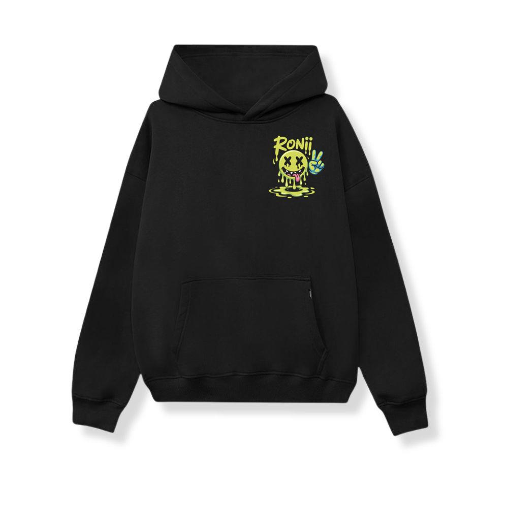 Roni Slime Smiley Face Streetwear Design Hoodie