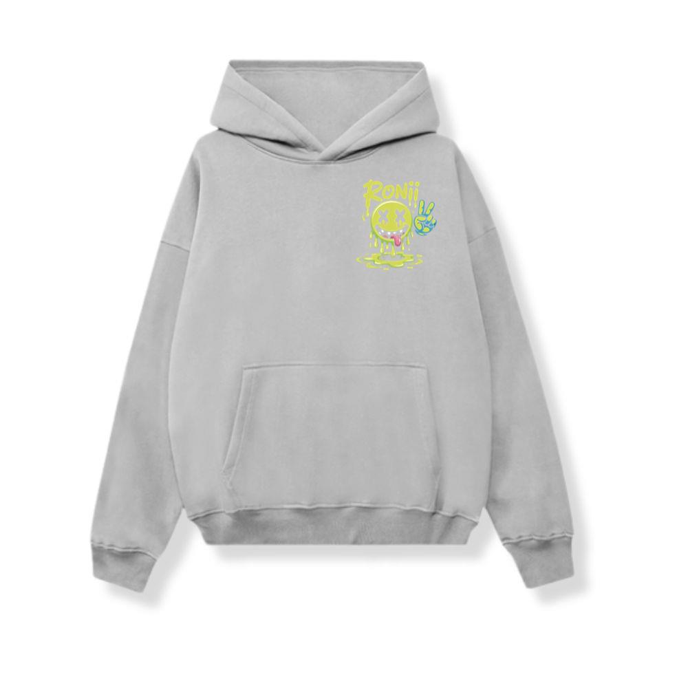 Roni Slime Smiley Face Streetwear Design Hoodie