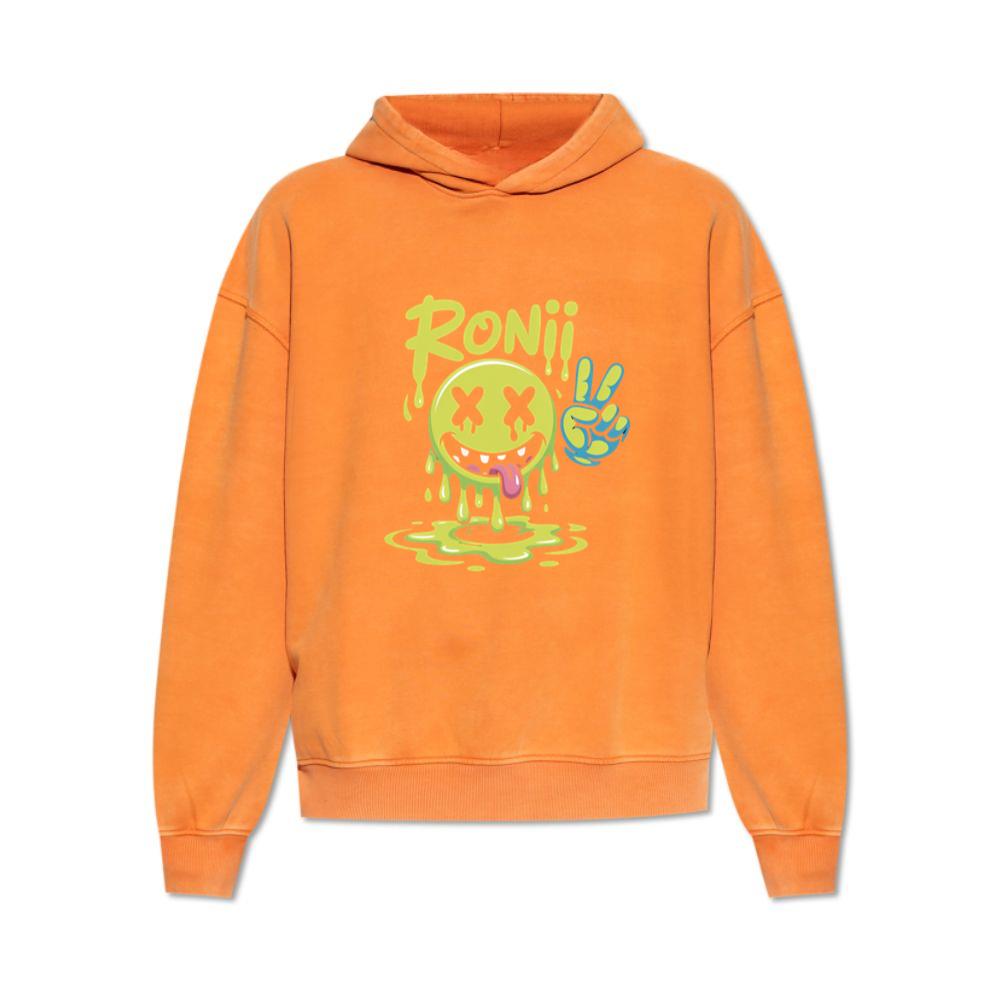 Roni Slime Smiley Face Streetwear Design Hoodie