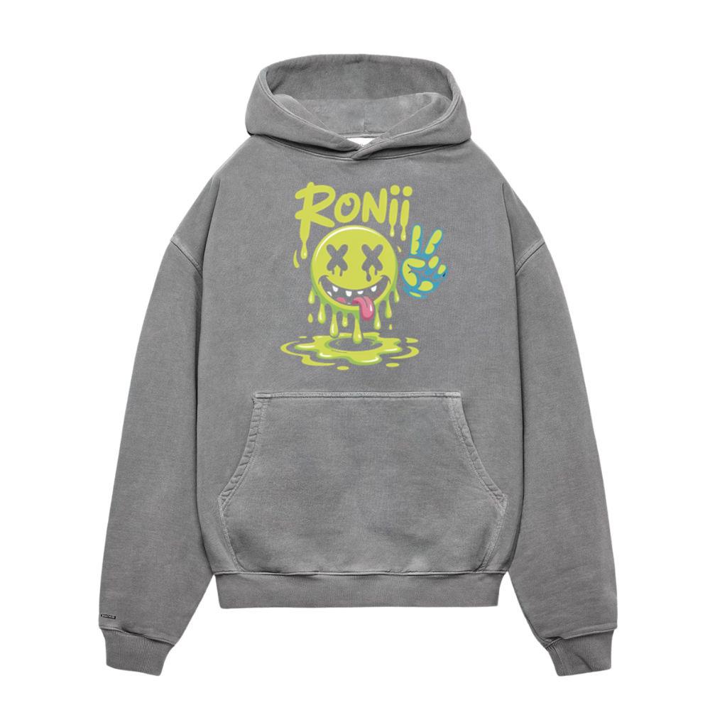 Roni Slime Smiley Face Streetwear Design Hoodies