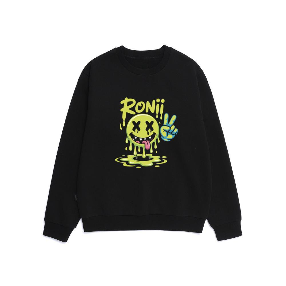 Roni Slime Smiley Face Streetwear Design Sweatshirt