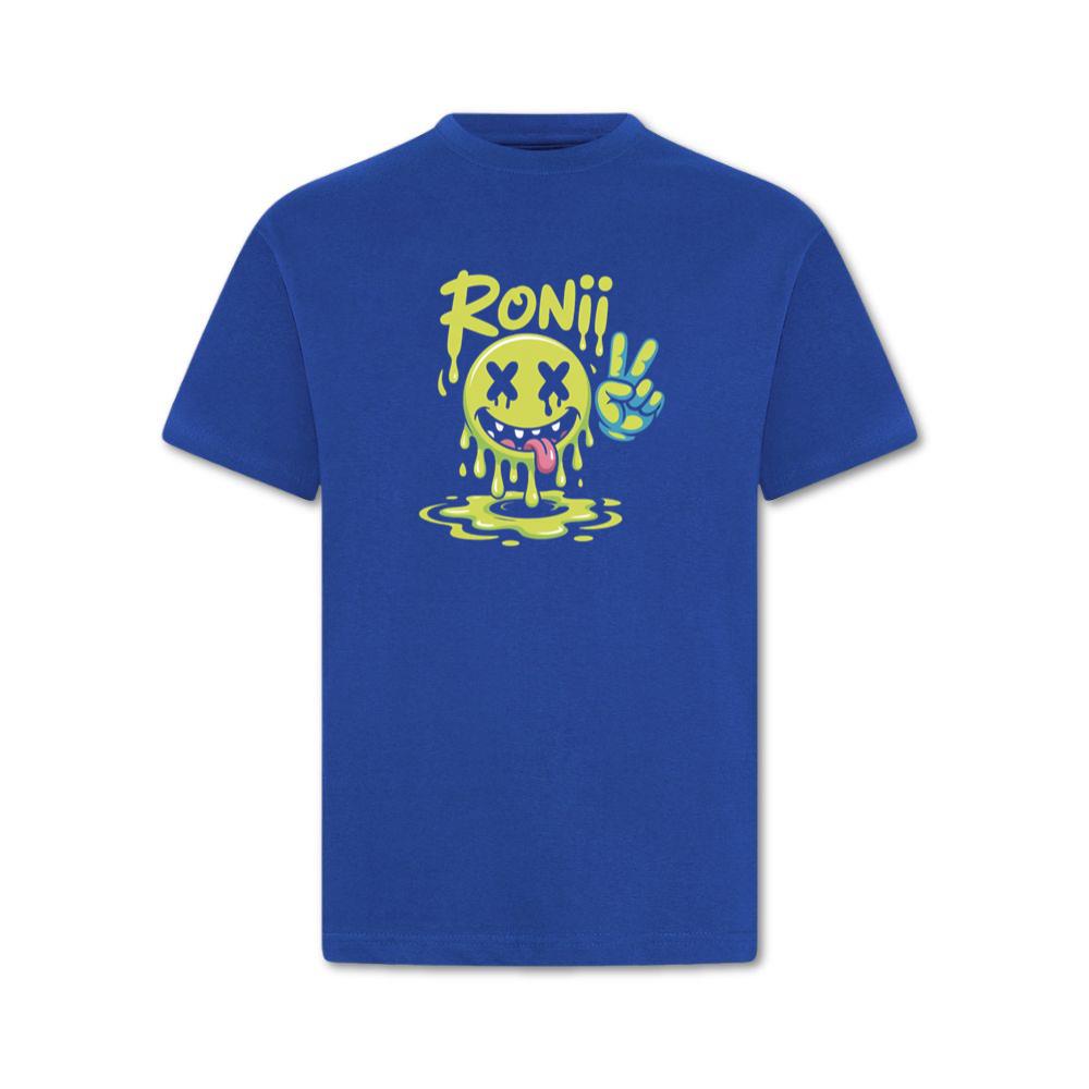 Roni Slime Smiley Face Streetwear Design T-Shirt