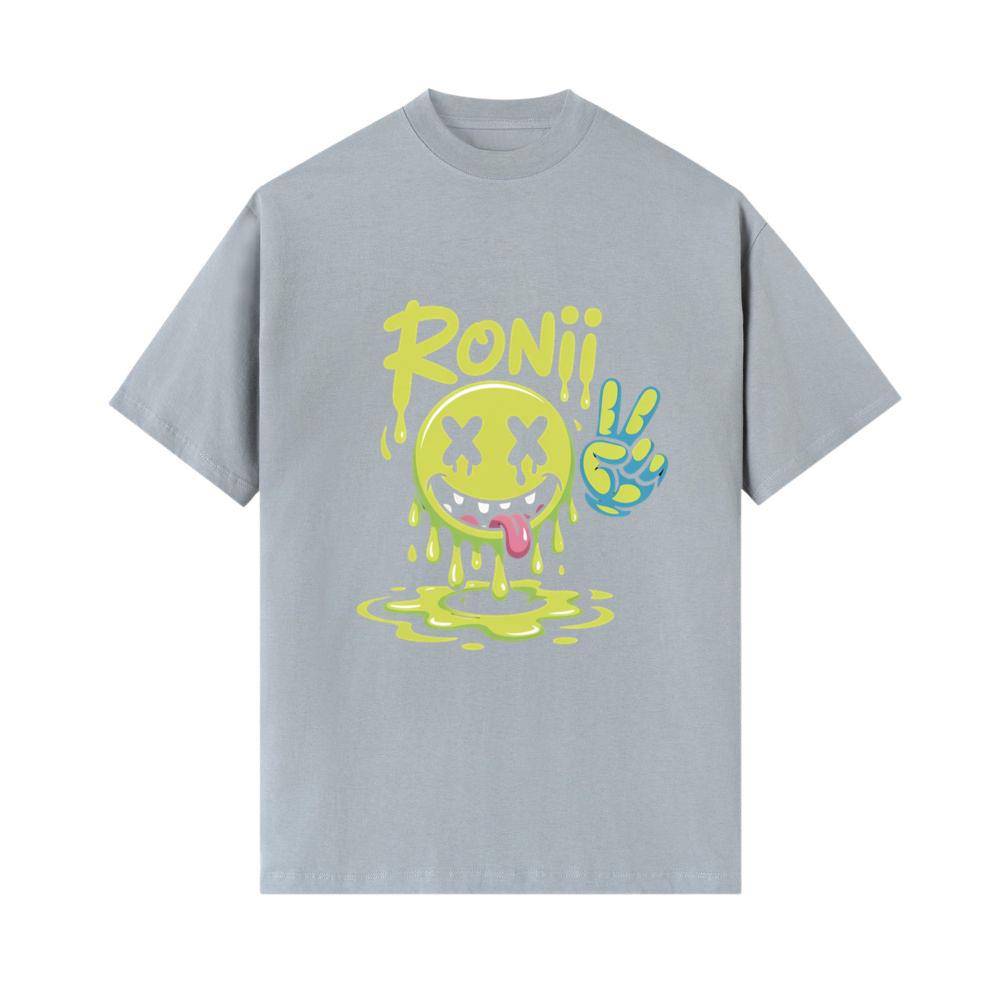 Roni Slime Smiley Face Streetwear Design T-Shirt