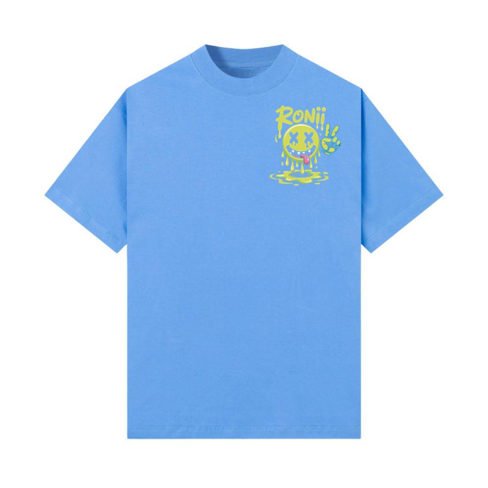Roni Slime Smiley Face Streetwear Design T-Shirt - Image 3