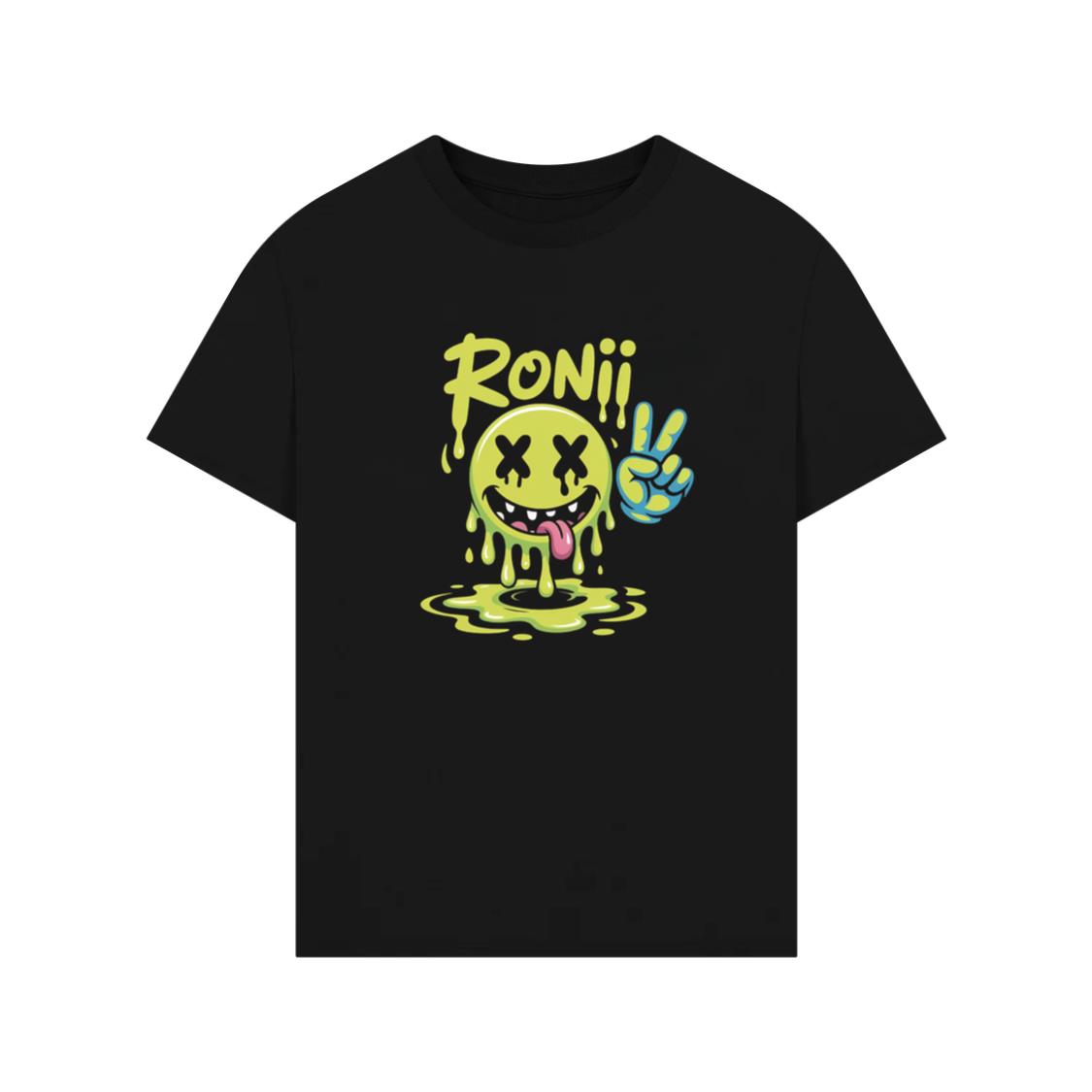 Roni Slime Smiley Face Streetwear Design TShirt Rewinde