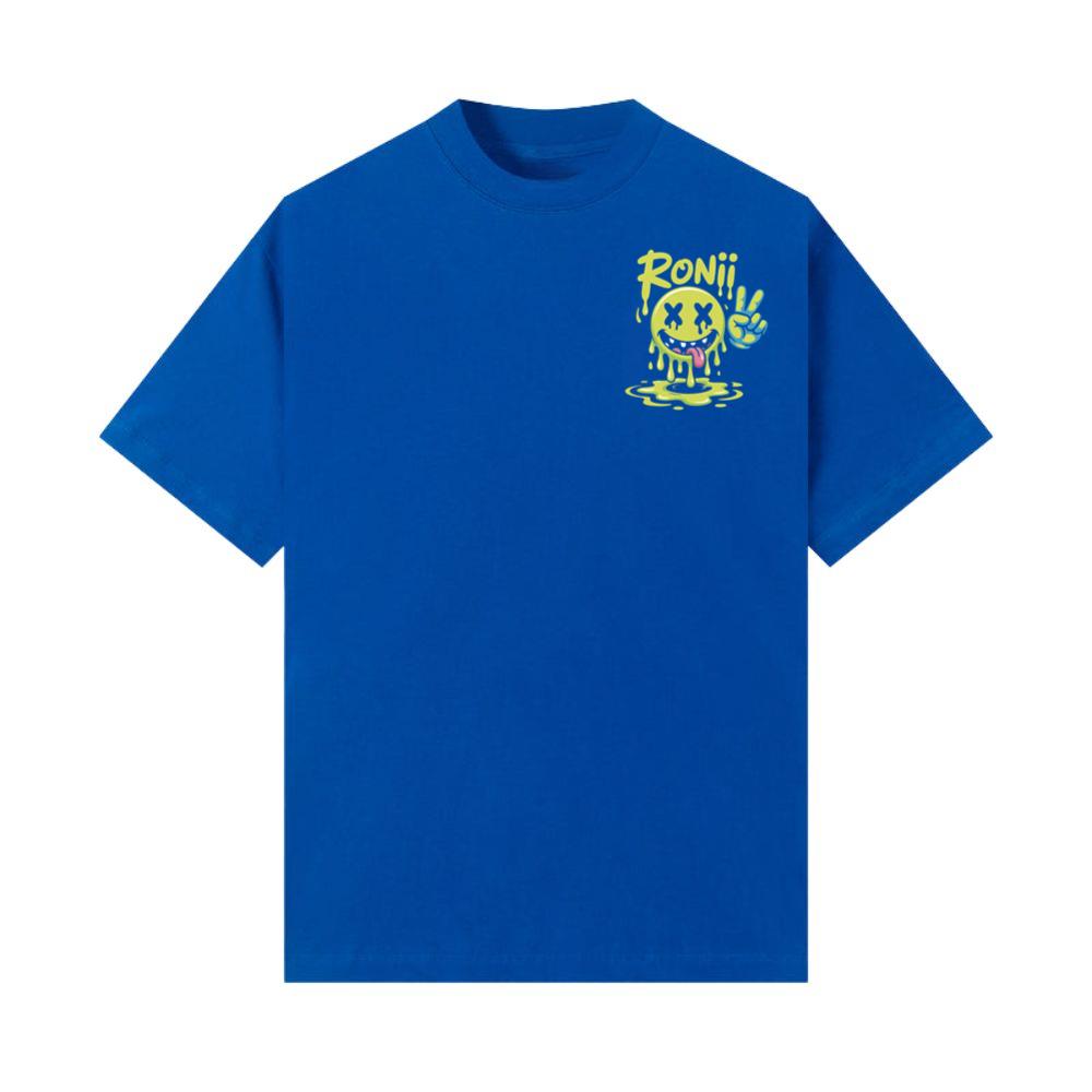 Roni Slime Smiley Face Streetwear Design T-Shirt - Image 2
