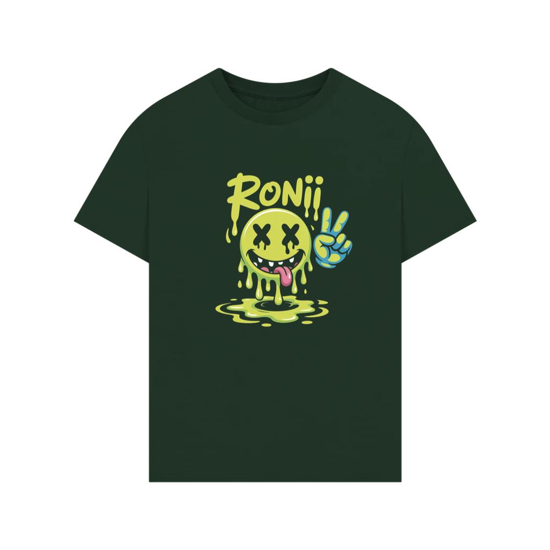 Roni Slime Smiley Face Streetwear Design TShirt Rewinde