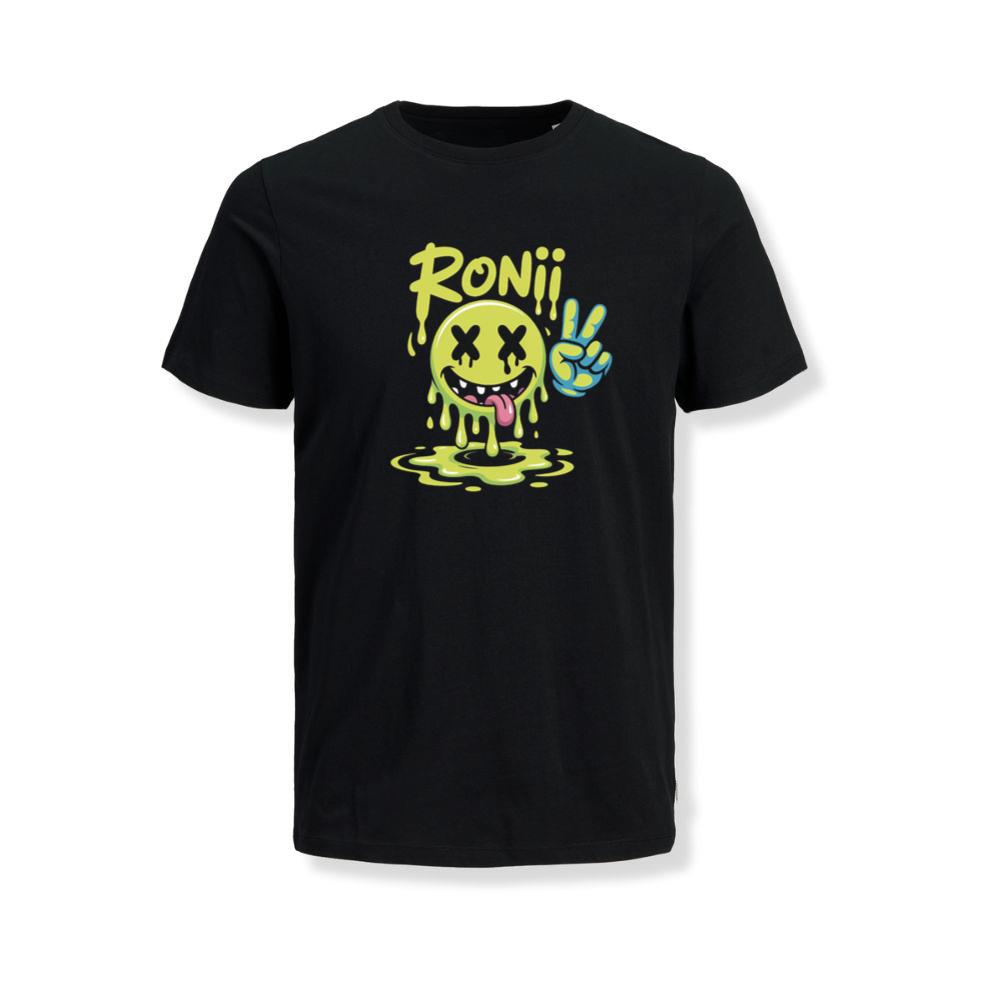 Roni Slime Smiley Face Streetwear Design TShirt Myheroshop
