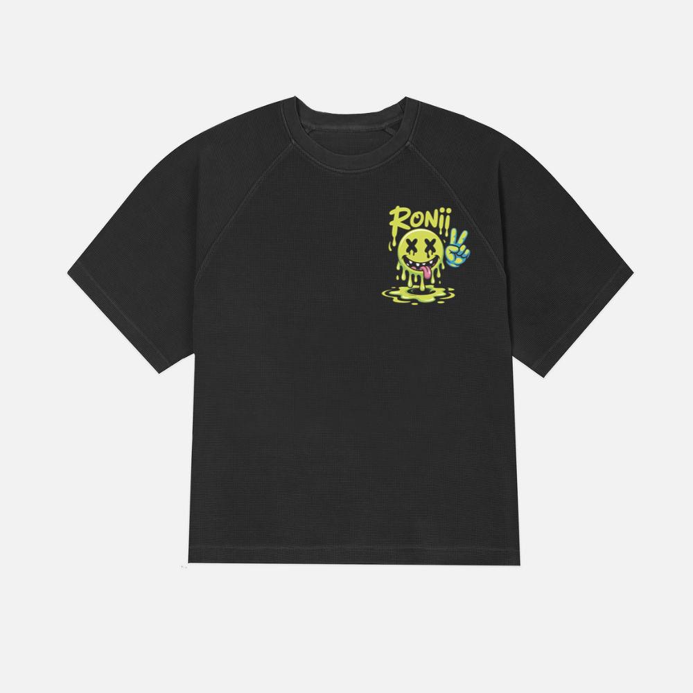 Roni Slime Smiley Face Streetwear Design T-Shirt