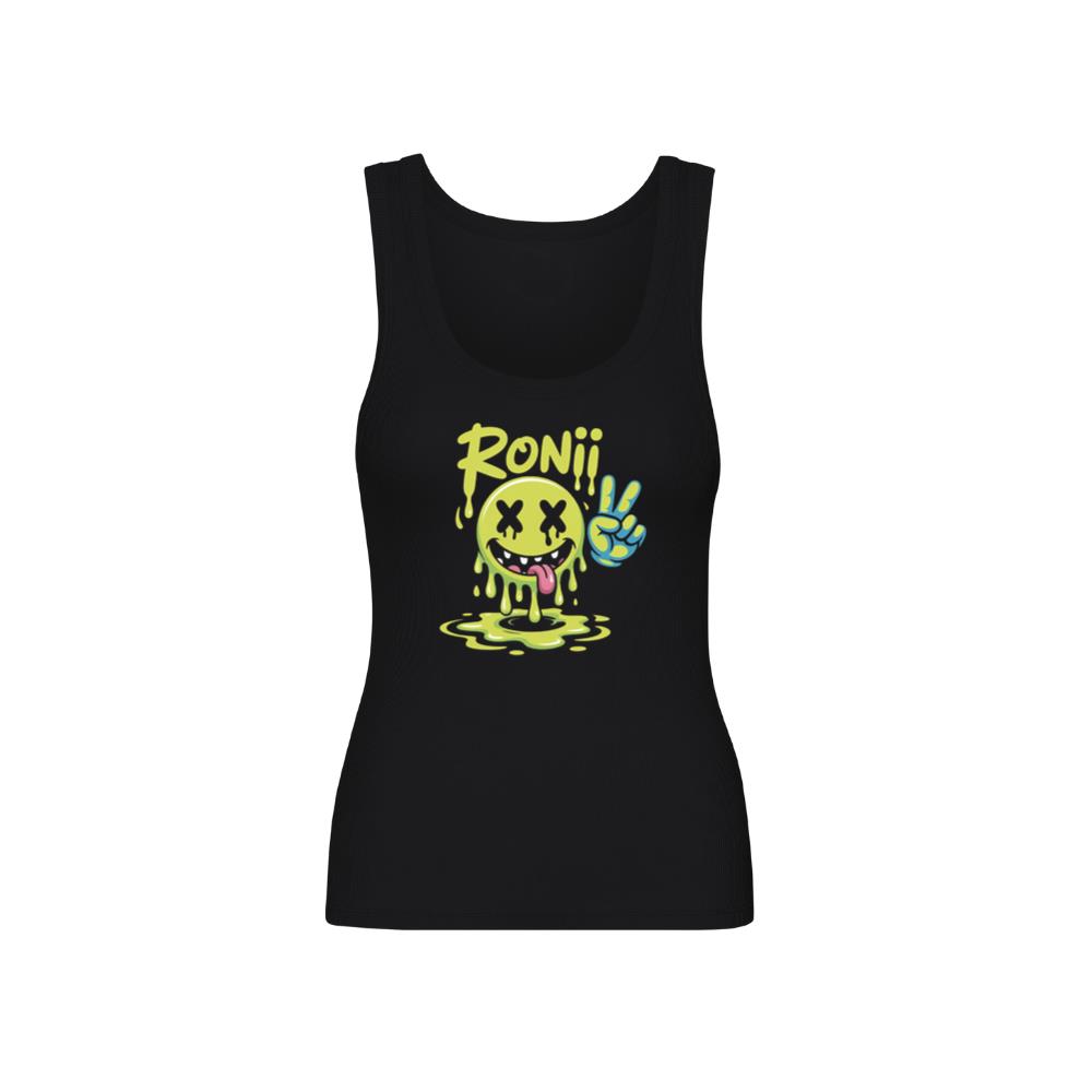 Roni Slime Smiley Face Streetwear Design TankTop