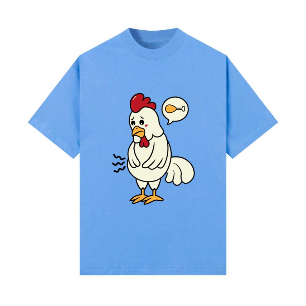 Rooster Hungry Chicken Thighs Funny Animal Crazy T-Shirt
