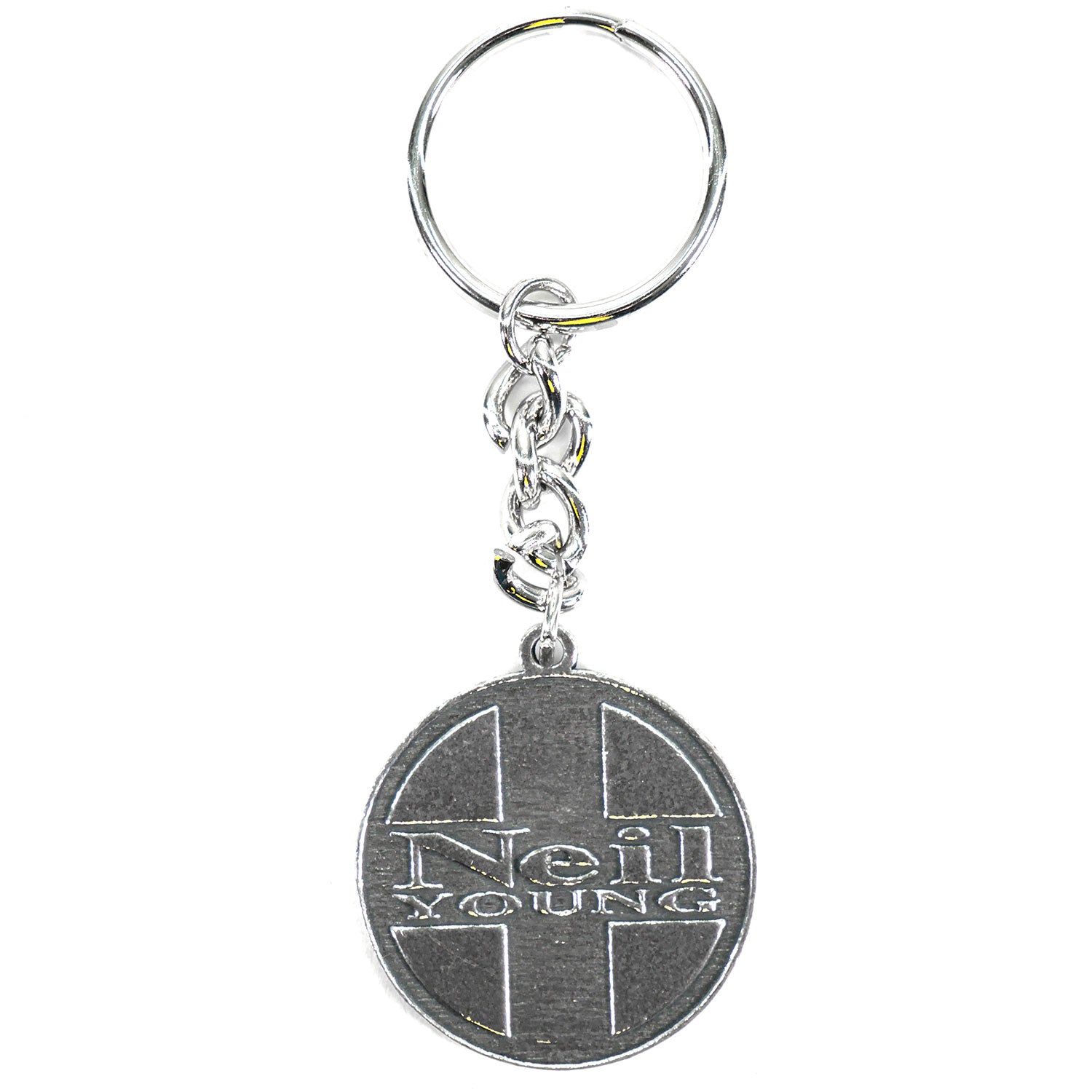 Round Logo Metal Key Chain