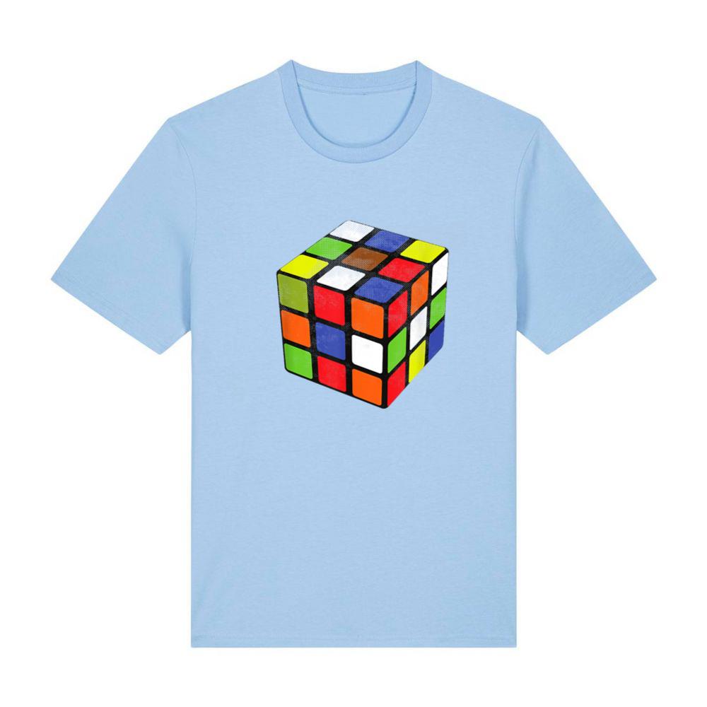 Rubiks Cuber Speed Cubing 80's Vintage 3x3 Cube Game Puzzle T-Shirt