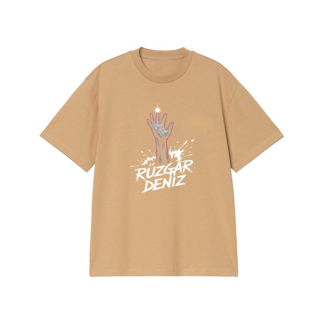 Ruzgar Deniz Rock Hand Retro Graphic T-Shirt - Image 3