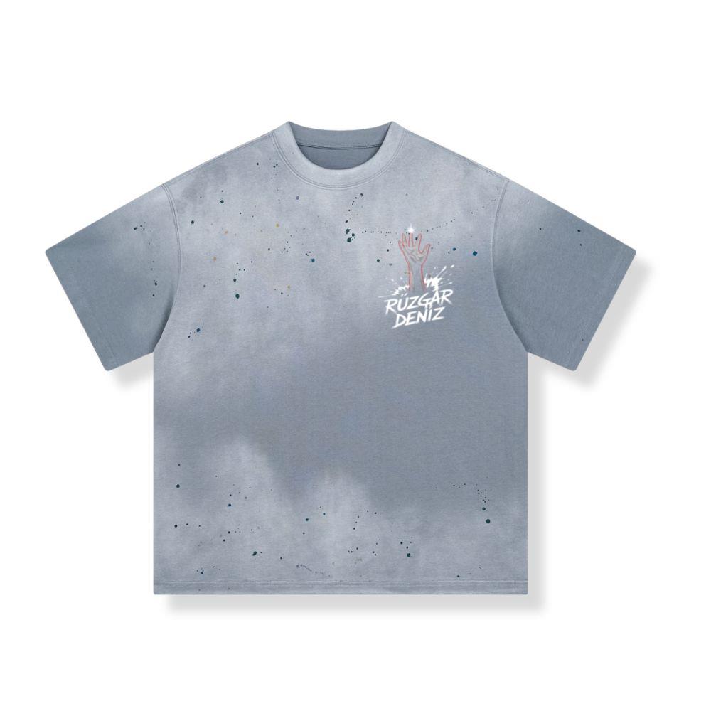 Ruzgar Deniz Rock Hand Retro Graphic T-Shirt - Image 3