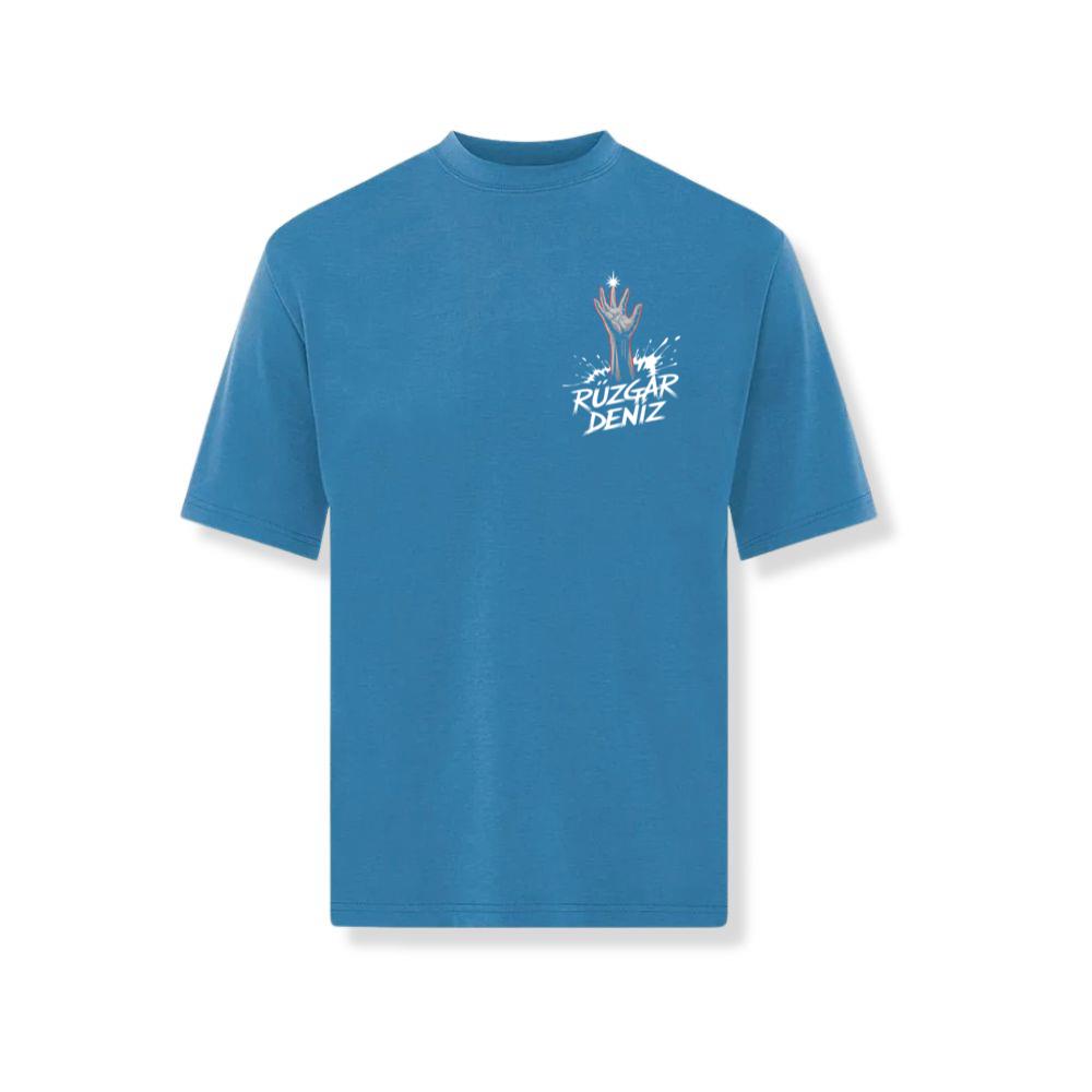 Ruzgar Deniz Rock Hand Retro Graphic TShirt Groovethink