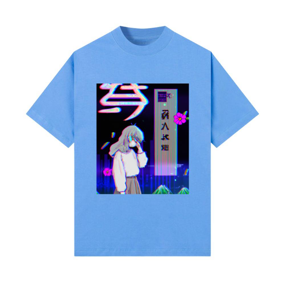 Sad Anime Girl Pastel Aesthetic Anime Girl_10 T-Shirt