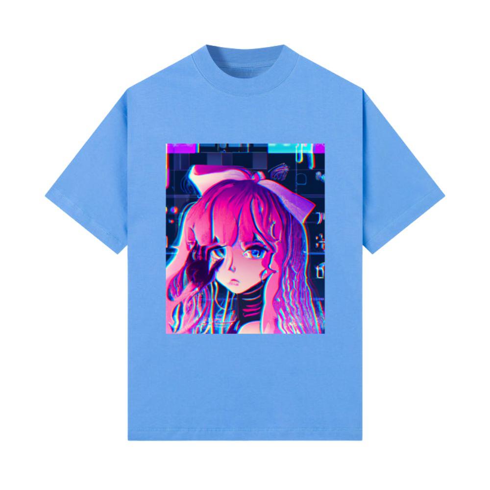 Sad Anime Girl Pastel Aesthetic Anime Girl_2 T-Shirt
