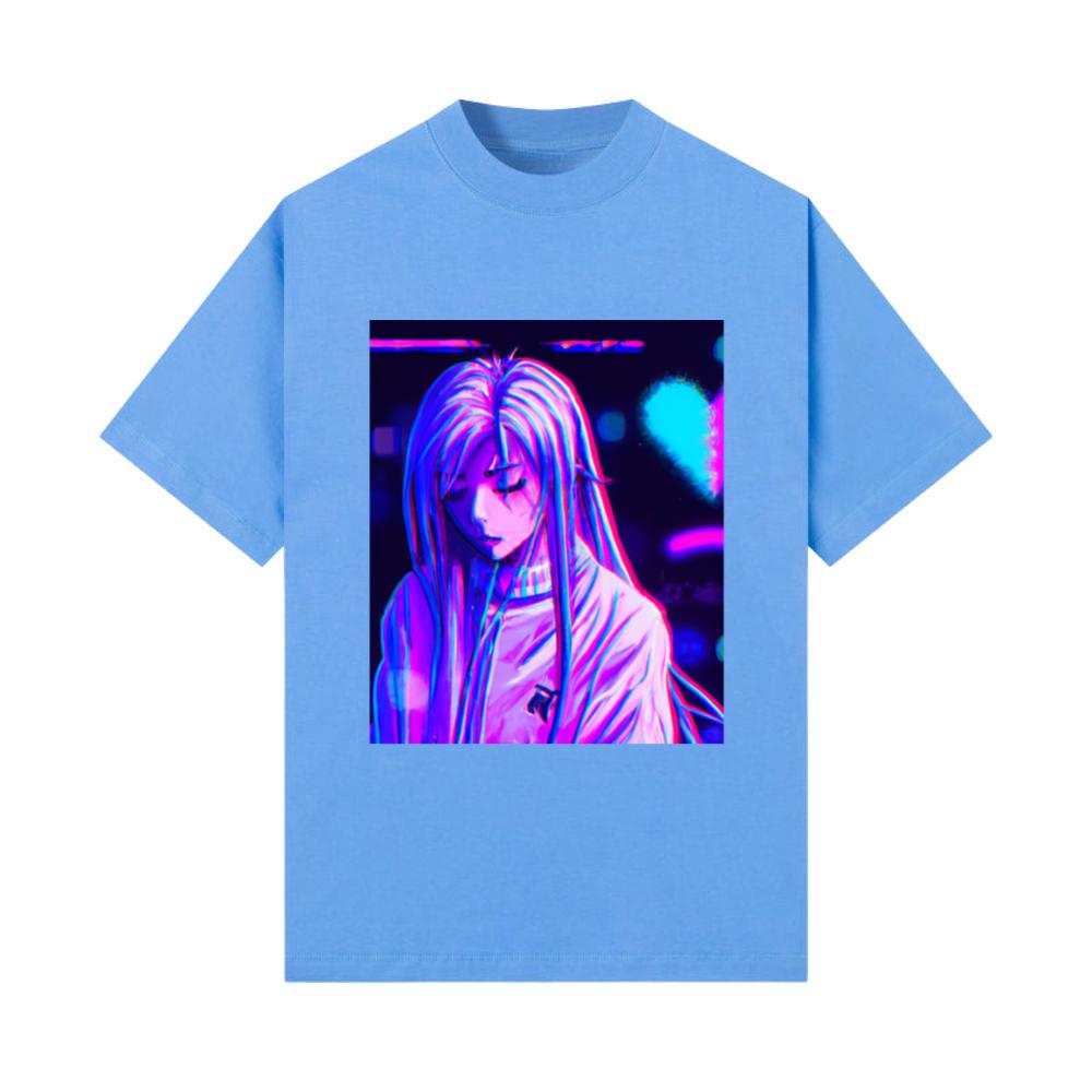 Sad Anime Girl Pastel Aesthetic Anime Girl_4 T-Shirt