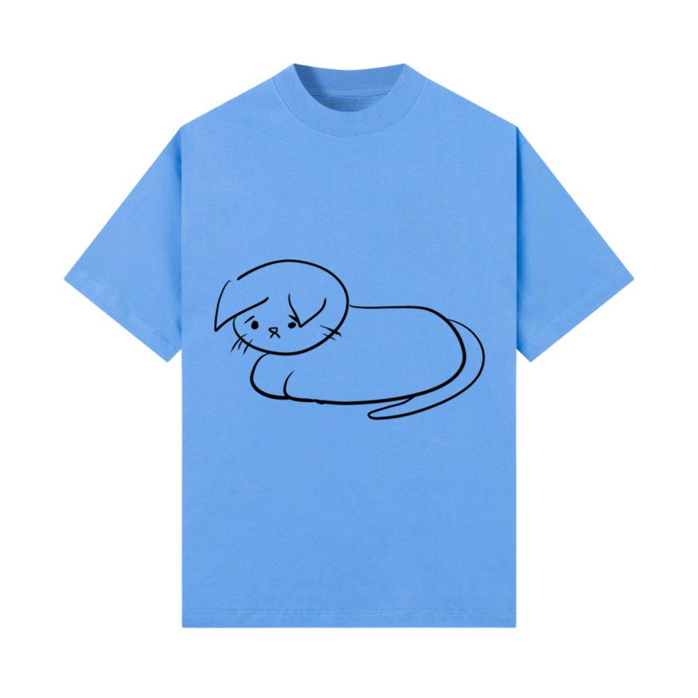 sad cat animal icon T-Shirt