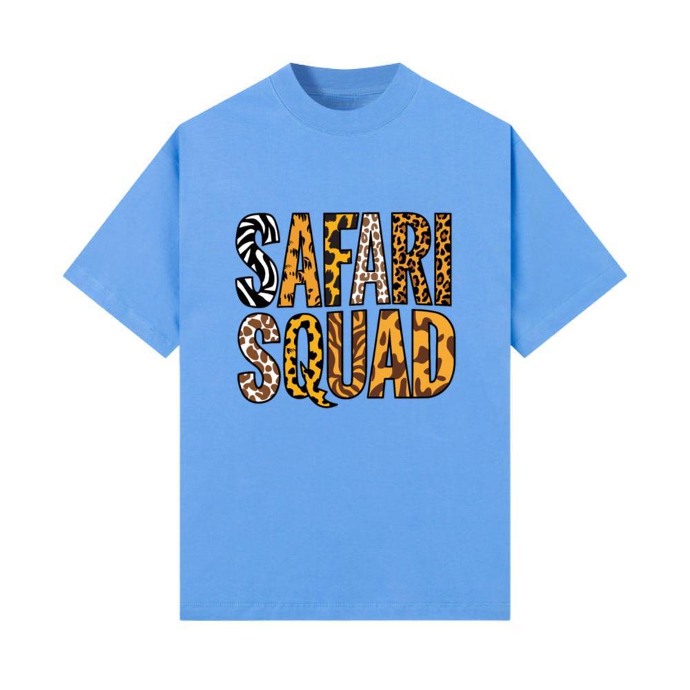 Safari Squad Animal Print Adventure Bold Statement T-Shirt