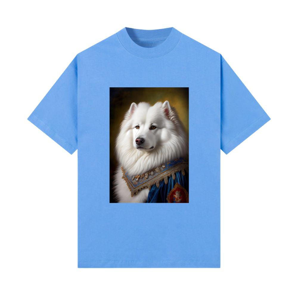 Samoyed Portrait Royal Renaissance Animal Painting T-Shirt