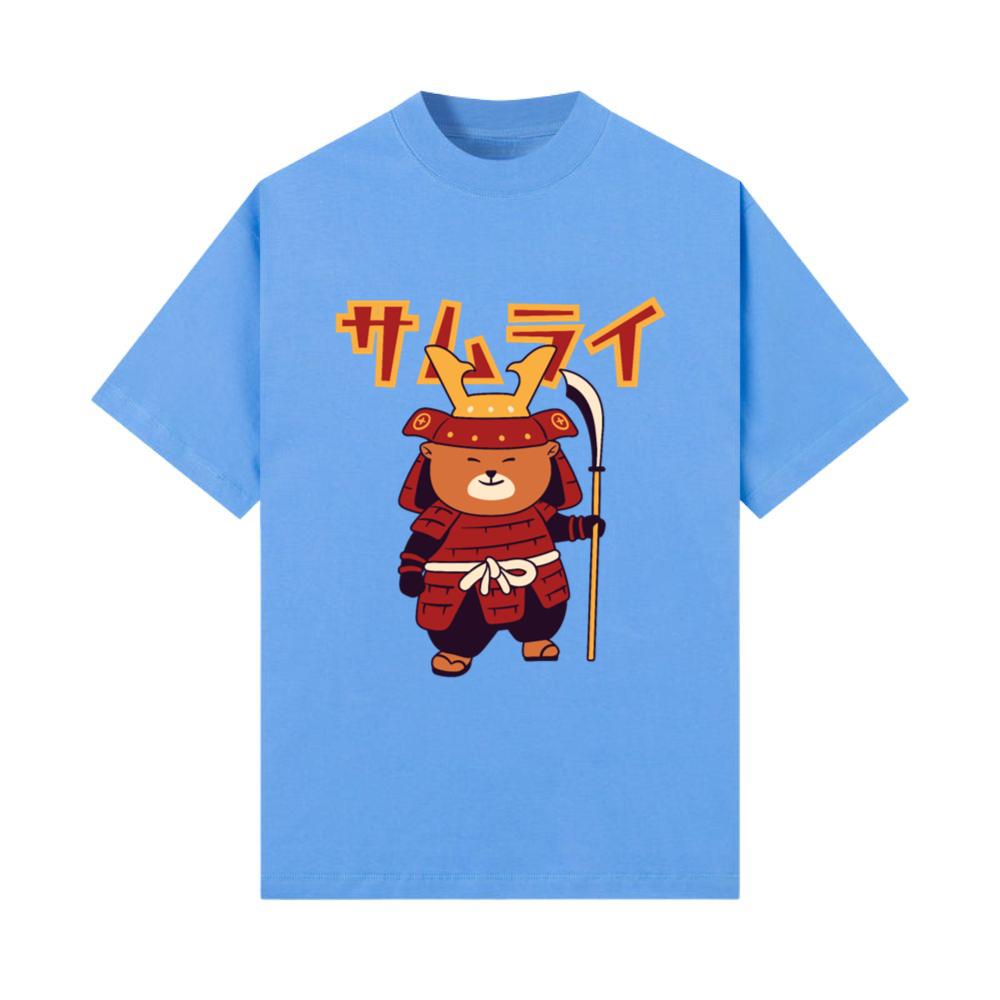 Samurai Bear Cute Animal Japan Style Shogun Pet T-Shirt