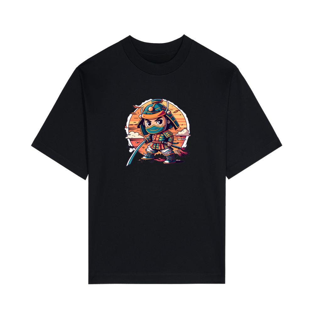 Samurai Boy Vintage Japanese Style T-Shirts