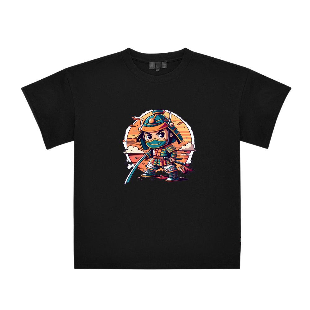 Samurai Boy Vintage Japanese Style T-Shirts