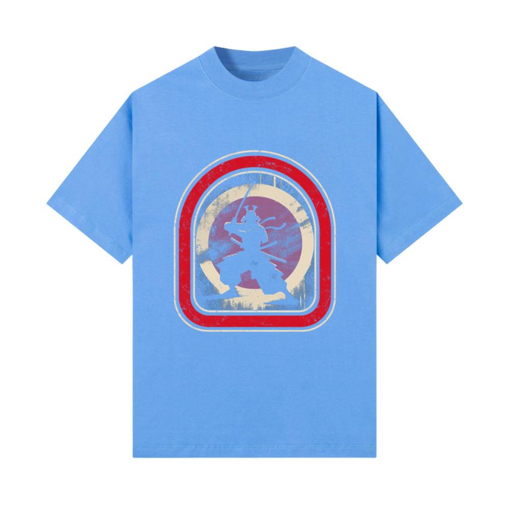Samurai Fighter Japanese Vintage Retro Anime T T-Shirt